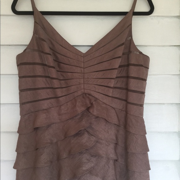 Adrianna Papell Occasions tiered shimmer dress - Picture 3 of 4